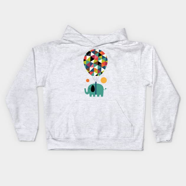 Fly High And Dream Big Kids Hoodie by AndyWestface